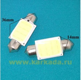 L0205 EB-FS-COB-12SMD 36mm  Белый